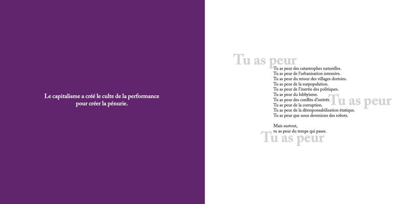 Mise en forme de paroles plurielles